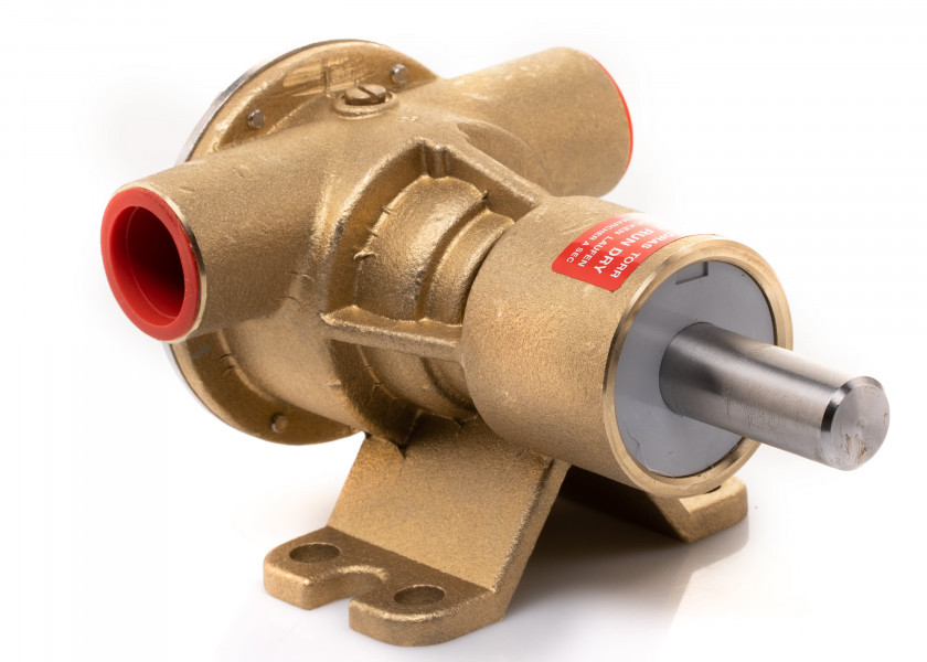 Купить Помпа импеллерная самовсасывающая Johnson Pump F5B-8 10-24571-01 46л/мин резьба 3/4" вал Ø17мм в корпусе из бронзы 7ft.ru в интернет магазине Семь Футов