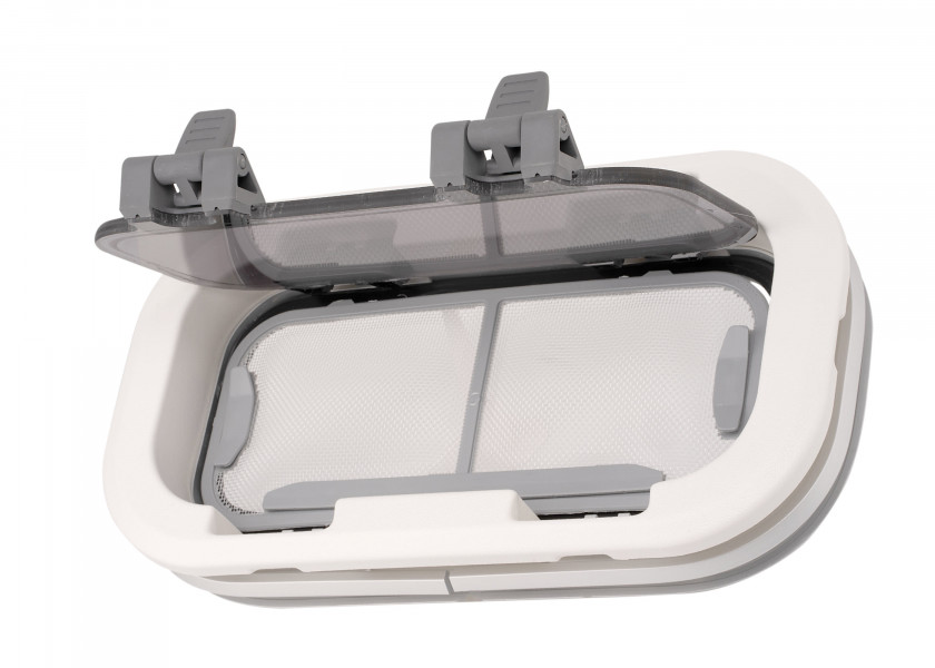 Купить Иллюминатор открывающийся Lewmar Standard Portlight 393020200 176x323x4мм размер 0 с отделкой из белого АБС-пластика 7ft.ru в интернет магазине Семь Футов