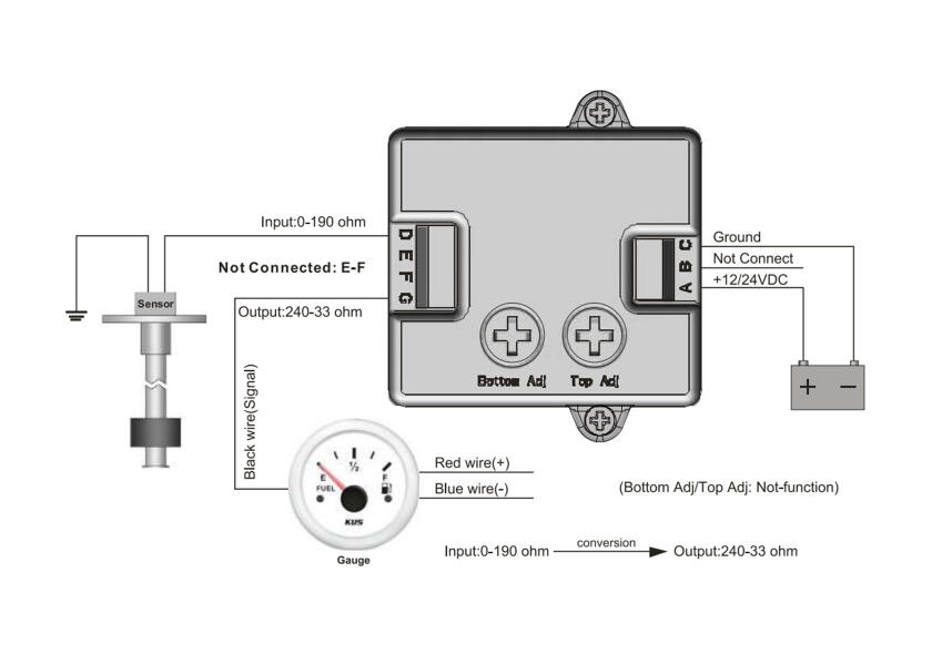 Купить Блок синхронизации датчиков уровня EURO-USA/USA-EURO KUS JKE00473 12/24В из чёрной пластмассы 7ft.ru в интернет магазине Семь Футов