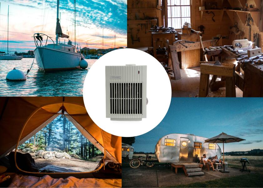 Купить Керамический тепловентилятор / 230 В / 1,5 кВт / светло-серый 44169-bvs 7ft.ru в интернет магазине Семь Футов