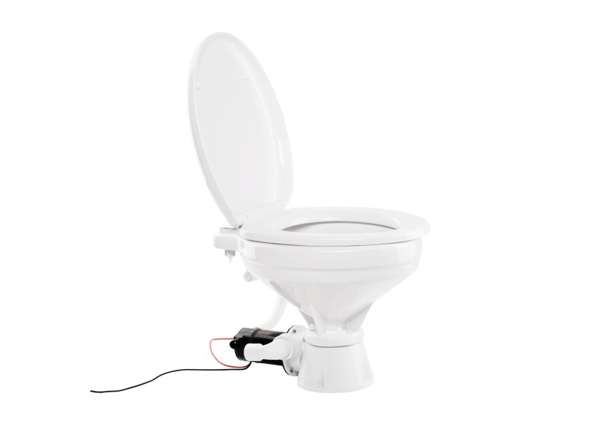 Купить OCEAN TECHNOLOGIES Electric Marine Toilet EVOLUTION / 12 V / standard size / seawater pump / soft close 76893-bvs 7ft.ru в интернет магазине Семь Футов