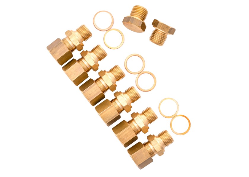 Купить Комплект фитингов Vetus KITK30 резьба 1/4" для шланга Ø8мм и двойного обратного клапана K30/140B, гидроцилиндра MTC3008 7ft.ru в интернет магазине Семь Футов