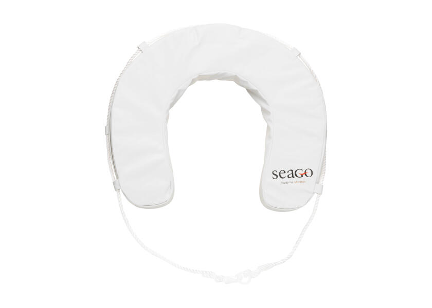 Купить SEAGO Horseshoe Lifebuoy / white / with bracket and SOLAS light 55927-bvs 7ft.ru в интернет магазине Семь Футов