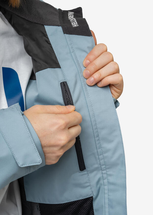 Купить HELLY HANSEN 34448_561-S Женская куртка с капюшоном Crew 2.0 / ветреный синий / Размер одежды: S 7ft.ru в интернет магазине Семь Футов