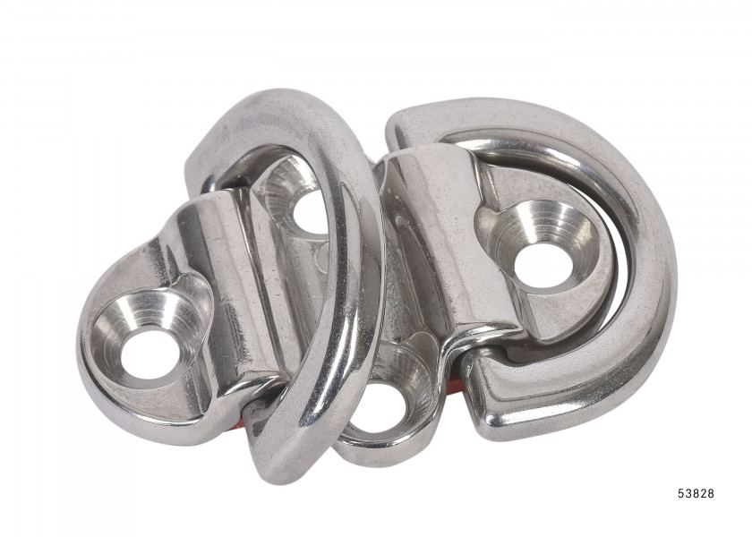 Купить WICHARD Double folding Pad Eye 53830-bvs 7ft.ru в интернет магазине Семь Футов