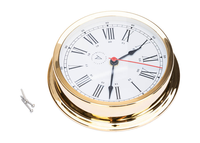 Купить Часы кварцевые Autonautic instrumental Indic R175D 175x40мм из позолоченной латуни 7ft.ru в интернет магазине Семь Футов