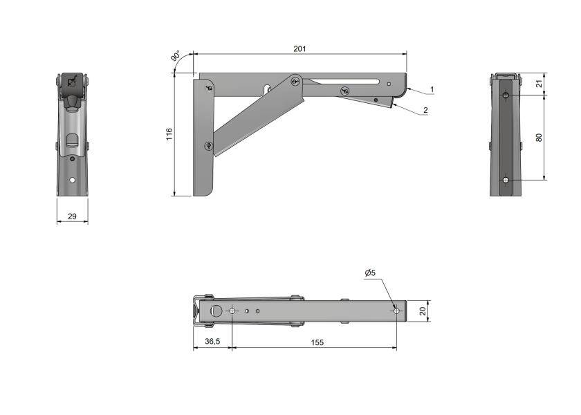 Купить ROCA Foldable Fitting / up to 175 kg / stainless-steel / black 38161-bvs 7ft.ru в интернет магазине Семь Футов