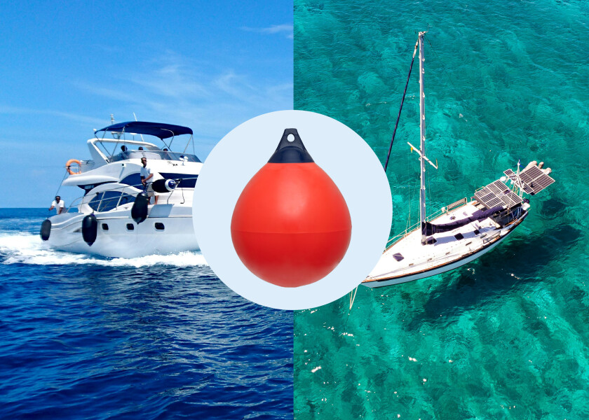 Купить SEATEC Ball Fender / red 10466-bvs 7ft.ru в интернет магазине Семь Футов