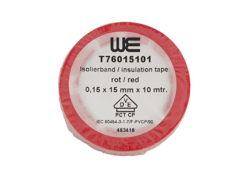 Купить Изоляционная лента VDE / красная / 15 мм x 10 м 7ft.ru в интернет магазине Семь Футов