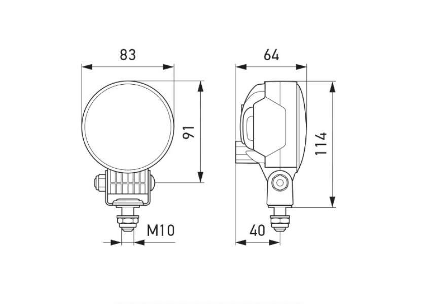 Купить HELLA MARINE LED Deck Floodlight Module 70 S / black / wide beam 33629-bvs 7ft.ru в интернет магазине Семь Футов