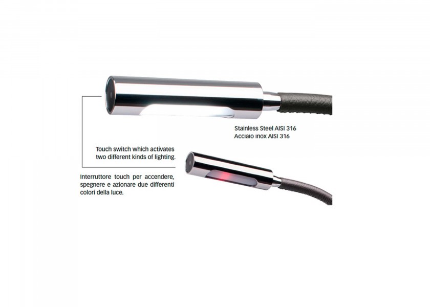 Купить QUICK Califfa LED Reading Light / Brown Leather 67118-bvs 7ft.ru в интернет магазине Семь Футов