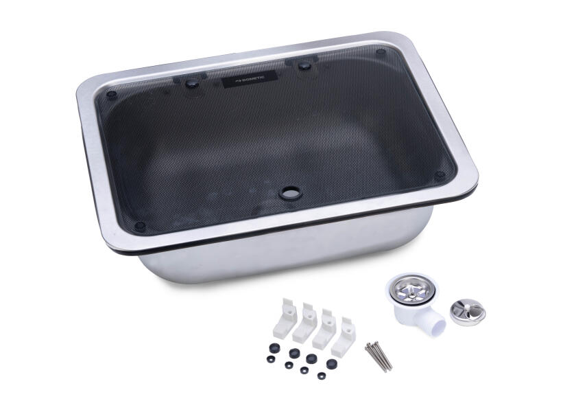 Купить DOMETIC Cornered Sink with glass cover / 410 x 335 mm 61645-bvs 7ft.ru в интернет магазине Семь Футов