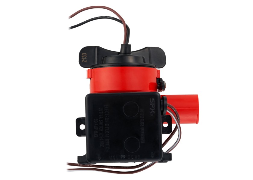 Купить Помпа трюмная погружная Johnson Pump Cartridge Ultima Combo 1250 32-1750UC-01 12В 3,2А 63л/мин под шланг Ø19мм с автоматическим выключателем и штуцерами Dura-Port 7ft.ru в интернет магазине Семь Футов