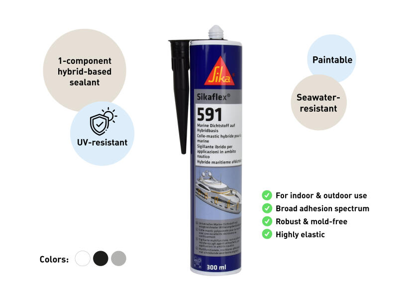 Купить Герметик 591 Морской герметик / Цвет: Белый 7ft.ru в интернет магазине Семь Футов
