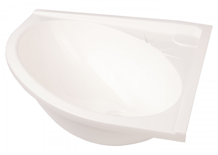 Купить Раковина угловая из белого пластика Plastimo 17449 470х330 мм 7ft.ru в интернет магазине Семь Футов