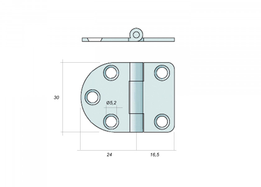 Купить ROCA Stainless Steel Hinge, rounded joint at the top 11229-bvs 7ft.ru в интернет магазине Семь Футов