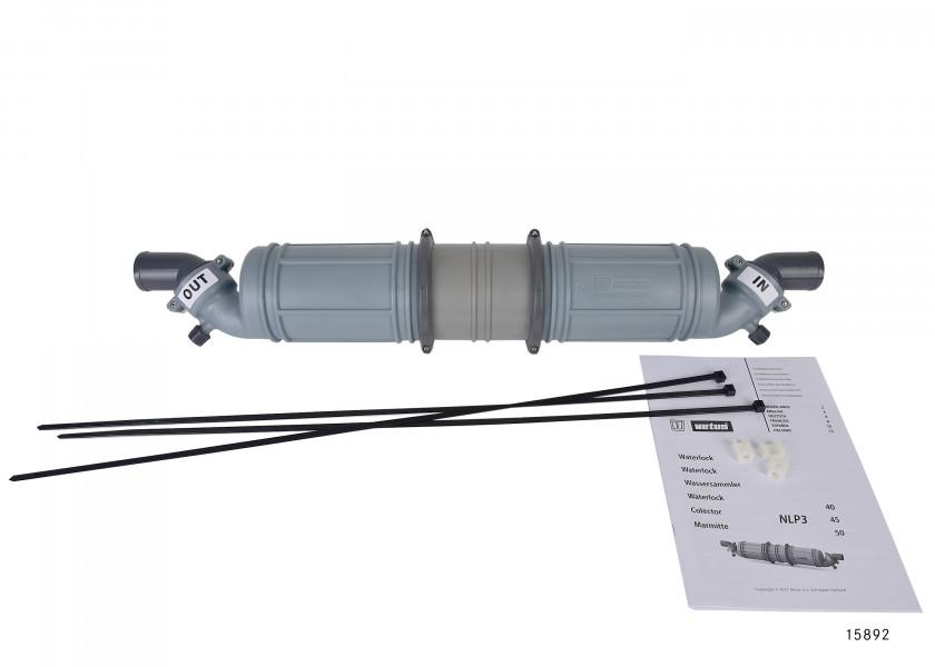 Купить Трехступенчатый гидрозатвор/глушитель Vetus NLP350 5л 772x520x110мм 360° входное соединение Ø50мм для выхлопного шланга Ø50мм 7ft.ru в интернет магазине Семь Футов