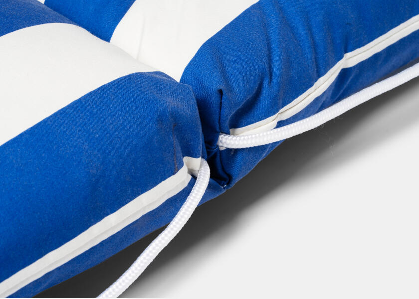 Купить Kapok Double Cushion / royal blue / wide stripes 57360-bvs 7ft.ru в интернет магазине Семь Футов