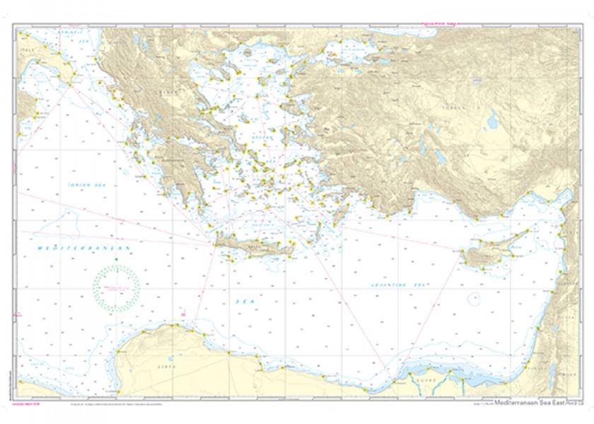 Купить NV VERLAG Passage Chart 3 Mediterranean East - Sicily to Greece, Adriatic Sea 24633-bvs 7ft.ru в интернет магазине Семь Футов