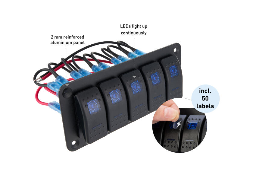 Купить SEATEC Switch Panel / 5 sections 29855-bvs 7ft.ru в интернет магазине Семь Футов