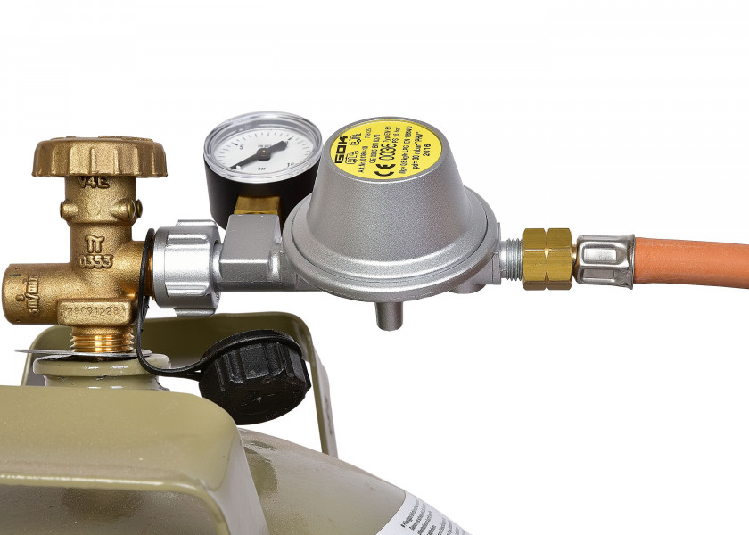 Купить GOK 01-280-10 Регулятор давления газа Караван 30 мбар / с манометром 77417-bvs 7ft.ru в интернет магазине Семь Футов