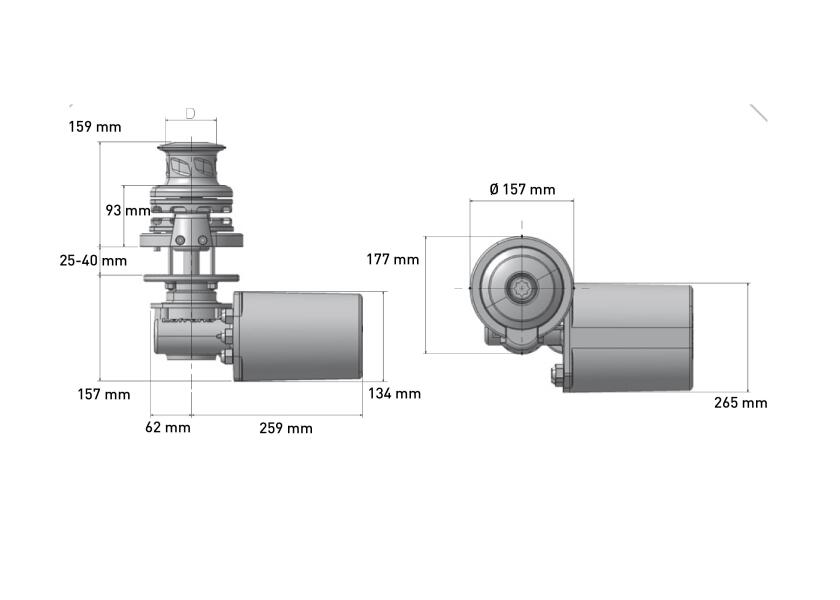 Купить LOFRANS 636283 SX2 Брашпиль / Рабочее напряжение: 12 В; Барабан: Да 7ft.ru в интернет магазине Семь Футов