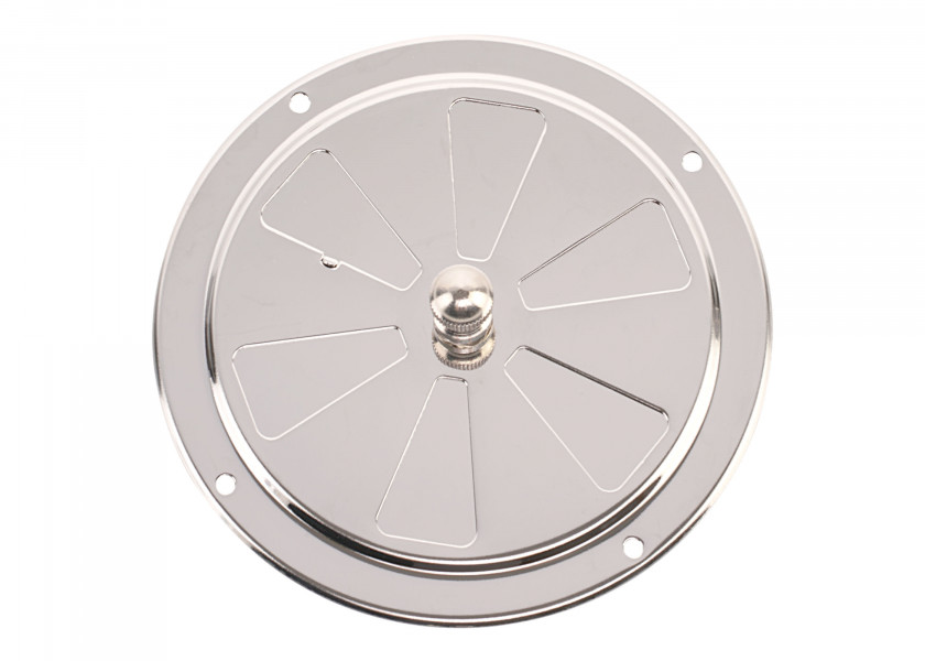 Купить Решетка вентиляционная круглая из нержавеющей стали Roca 481312 127 мм с заслонкой 7ft.ru в интернет магазине Семь Футов