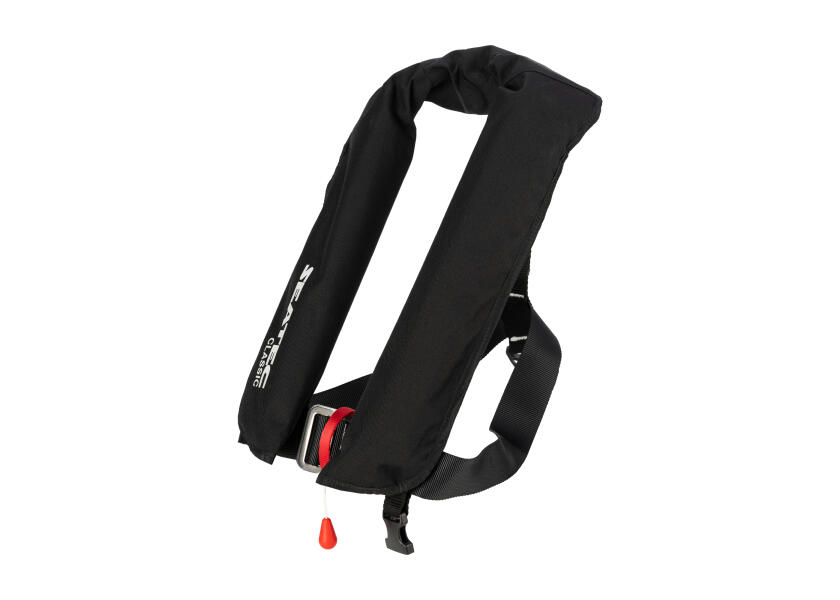 Купить SEATEC Спасательный жилет CLASSIC 165 / черный / 165 N / вкл. спасательный круг 7ft.ru в интернет магазине Семь Футов