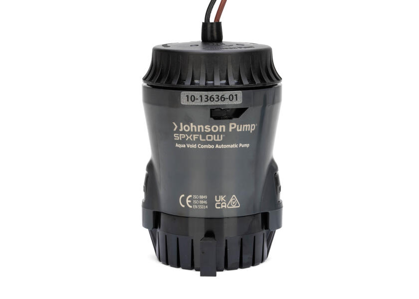 Купить Автоматический погружной трюмный насос Johnson Pump Aqua Void Automatic Ultima Combo 10-13635-01 500GPH 12В 2,7А 38л/мин под шланг Ø19мм корпус из АБС-пластика 7ft.ru в интернет магазине Семь Футов