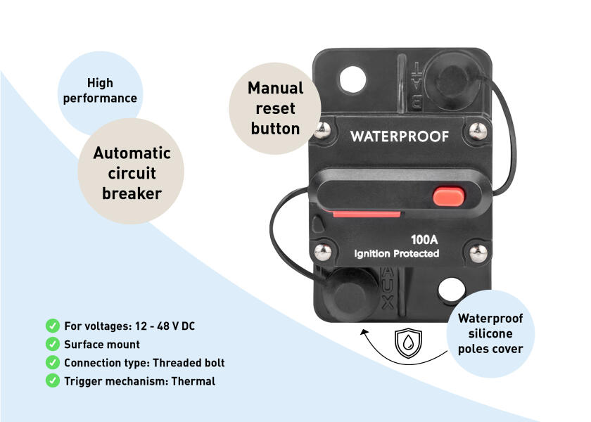 Купить SEATEC Автоматический выключатель / Значение предохранителя: 110 А 7ft.ru в интернет магазине Семь Футов
