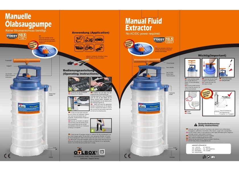 Купить OILBOX Suction Pump / 10.5 litres 29173-bvs 7ft.ru в интернет магазине Семь Футов