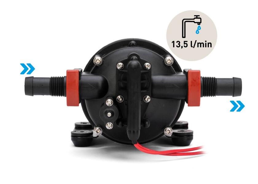 Купить Гидрофор пятикамерный Johnson Pump Aqua Jet WPS 3,5 10-13395-03 12В 13л/мин 2,8Бар 85Вт 236,5х210х116мм диафрагменный насос 7ft.ru в интернет магазине Семь Футов