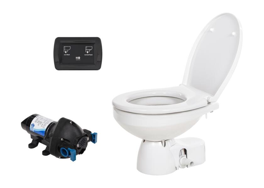 Купить Jabsco 38245-4194 Quiet Flush E2 Electric Toilet with Flush Pump, Comfort Size, Soft Close, 24V 7ft.ru в интернет магазине Семь Футов