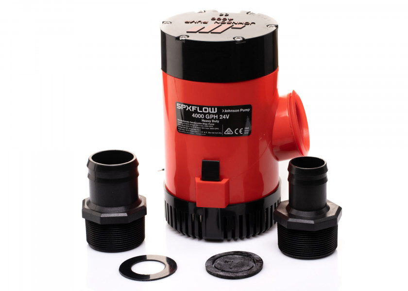 Купить Помпа трюмная Johnson Pump Heavy Duty Bilge 4000GPH 32-4000-01 12В 12А 252л/мин под шланг Ø30/50мм погружная высокопроизводительная 7ft.ru в интернет магазине Семь Футов