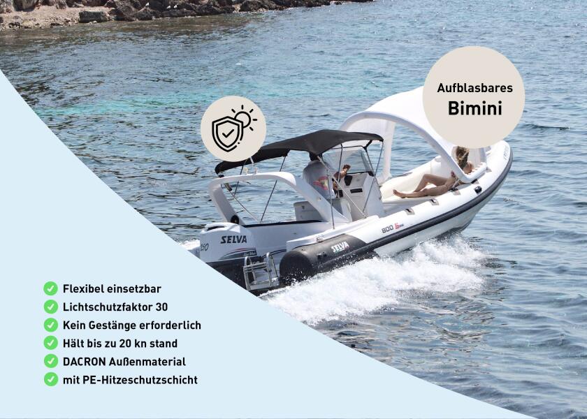 Купить DECKTENT Inflatable Bimini / size S / white 32292-bvs 7ft.ru в интернет магазине Семь Футов