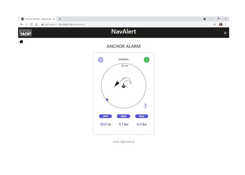 Купить DIGITAL YACHT ZDIGNALERT Система оповещения NAVALERT NMEA 2000 88948-bvs 7ft.ru в интернет магазине Семь Футов