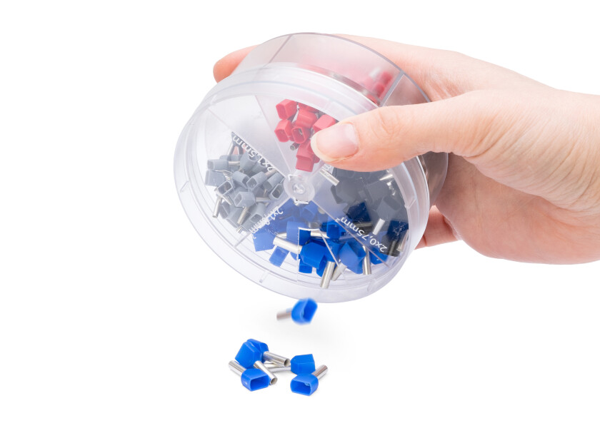 Купить Twin Ferrule Assortment Set / 0.75 - 2.5 mm² / 200-piece 46707-bvs 7ft.ru в интернет магазине Семь Футов
