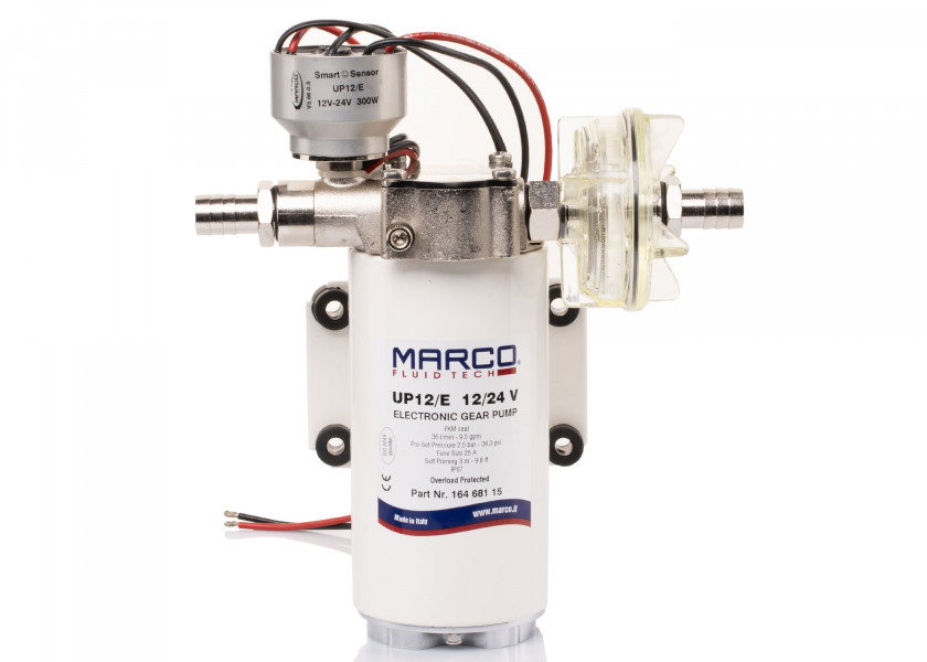 Купить Гидрофор автоматический самовсасывающий Marco UP12/E 16468115 12/24В 36л/мин 2,5бар 7ft.ru в интернет магазине Семь Футов