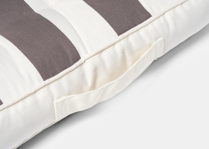 Купить Подушка Kapok Deck / антрацит / широкие полосы 7ft.ru в интернет магазине Семь Футов