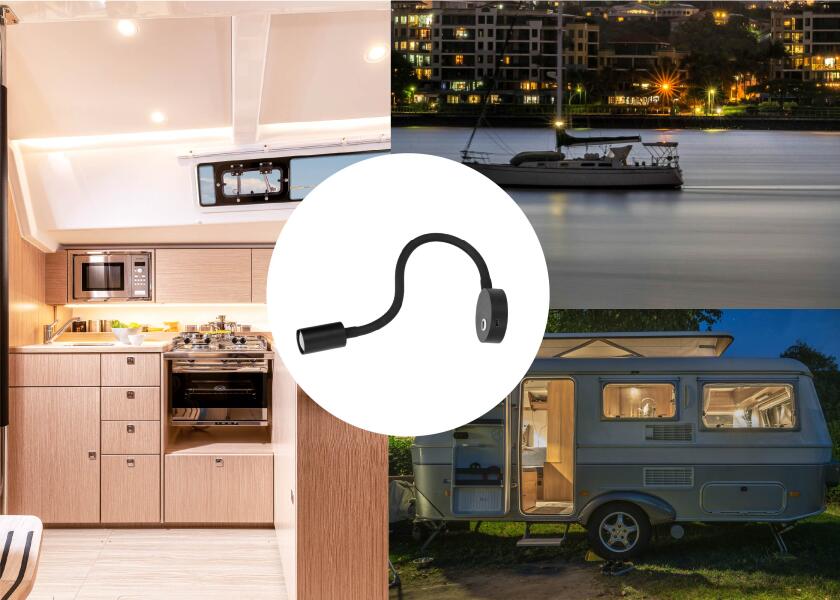 Купить SEATEC LED Reading Light with Dimmer & USB-C / black / warm white 31998-bvs 7ft.ru в интернет магазине Семь Футов