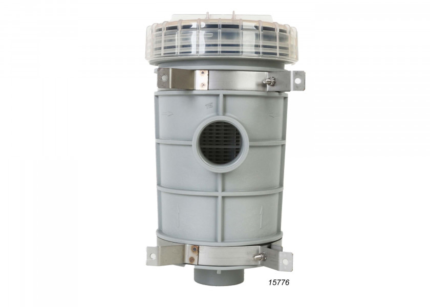 Купить Фильтр забортной воды Vetus FTR132038 205л/мин 297x185мм резьба 1"1/2 под шланг Ø38мм из серого пластика 7ft.ru в интернет магазине Семь Футов