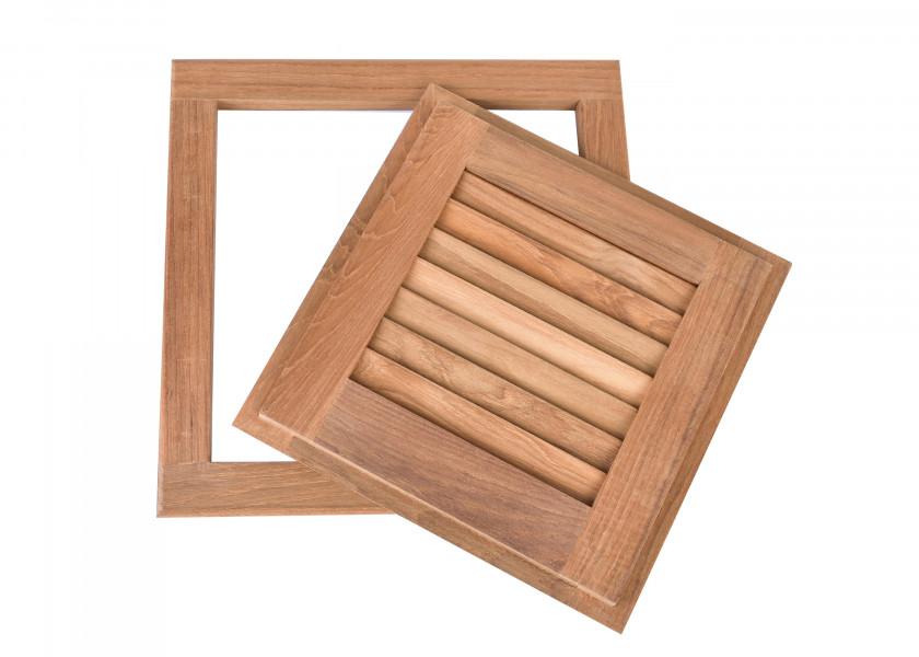 Купить ARC 726 Жалюзийная деревянная дверь с рамкой / Ширина: 380 мм; Высота: 610 мм 70037-bvs 7ft.ru в интернет магазине Семь Футов