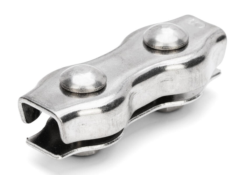 Купить Дуплексный зажим, нержавеющая сталь / Для проволоки Ø: 3 мм 14470-bvs 7ft.ru в интернет магазине Семь Футов