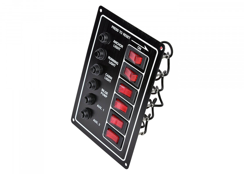 Купить Switch Panel with 6 Circuit Breakers 10169-bvs 7ft.ru в интернет магазине Семь Футов