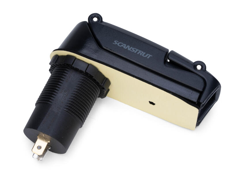 Купить Водонепроницаемый зарядный порт Scanstrut ROKK Charge Pro SC-USB-03 12–24В 36/60Вт USB-A/USB-C IPX6 Ø39х94мм быстрая зарядка PD и QC черный 7ft.ru в интернет магазине Семь Футов