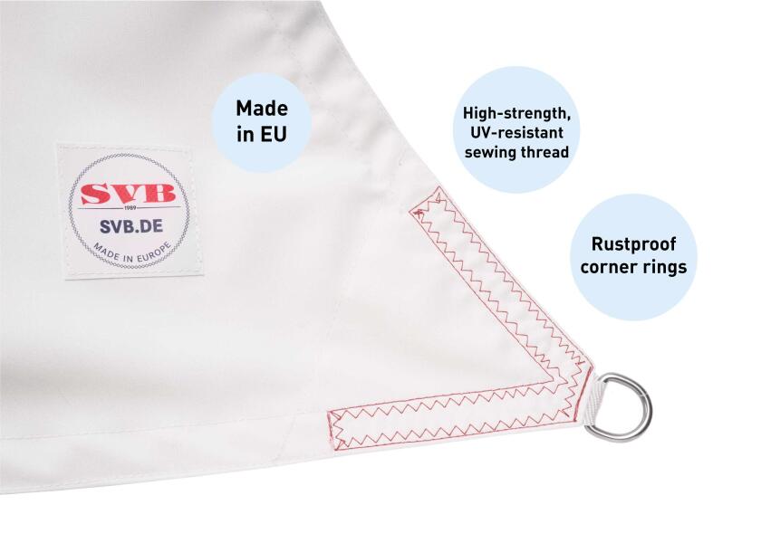 Купить SVB Triangular Sun Sail, white / 3 x 3 x 3 m 48380-bvs 7ft.ru в интернет магазине Семь Футов