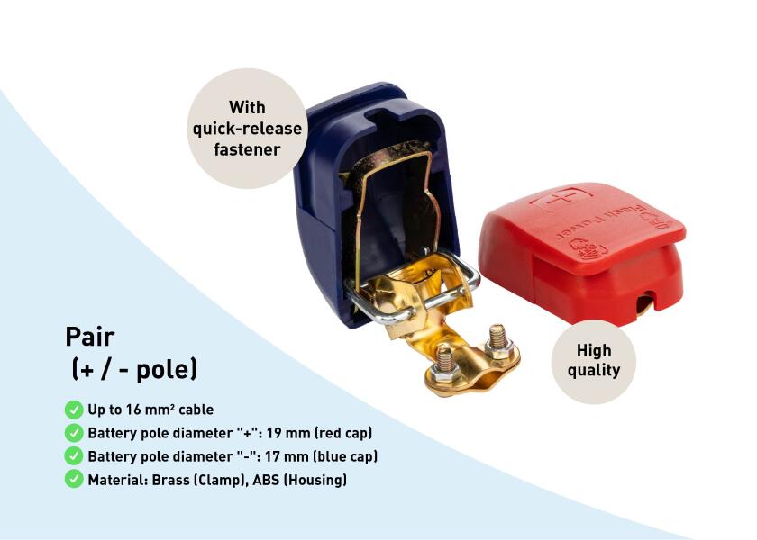 Купить SEATEC Battery Connector Clamps with Quick Release / pair 29845-bvs 7ft.ru в интернет магазине Семь Футов