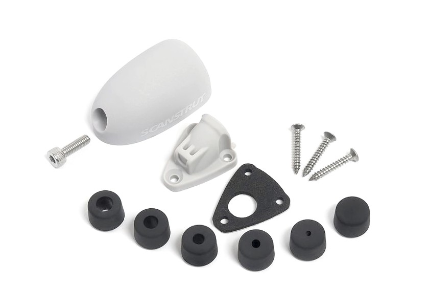 Купить Кабельный проход через палубу из серого водонепроницаемого пластика IP68 Scanstrut DS-H6 2-6мм с горизонтальным выходом 7ft.ru в интернет магазине Семь Футов