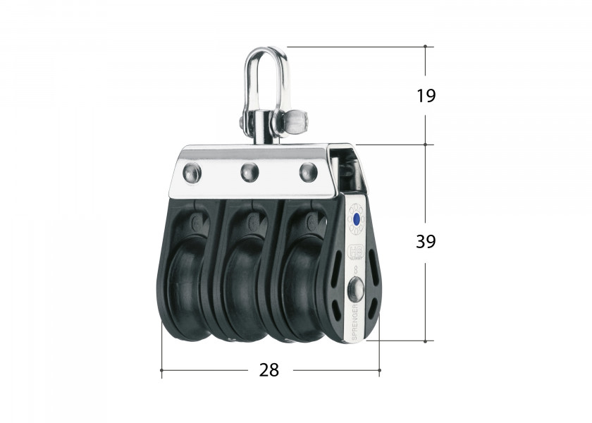 Купить SPRENGER S Block with Swivel / 8 mm / needle bearing 44350-bvs 7ft.ru в интернет магазине Семь Футов