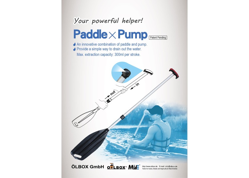 Купить OILBOX 115002 Весло 3-в-1 с насосом и крюком для лодки 7ft.ru в интернет магазине Семь Футов